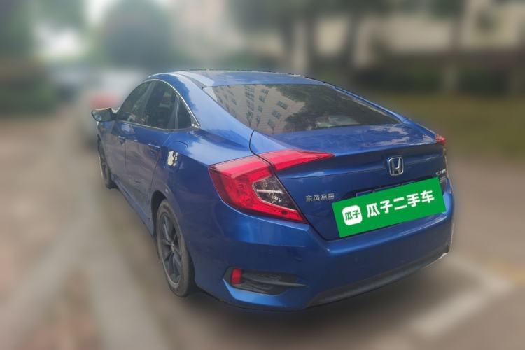Used Honda Civic 2019 220TURBO CVT Dynamic Edition China VI Rear Left 45 Deg