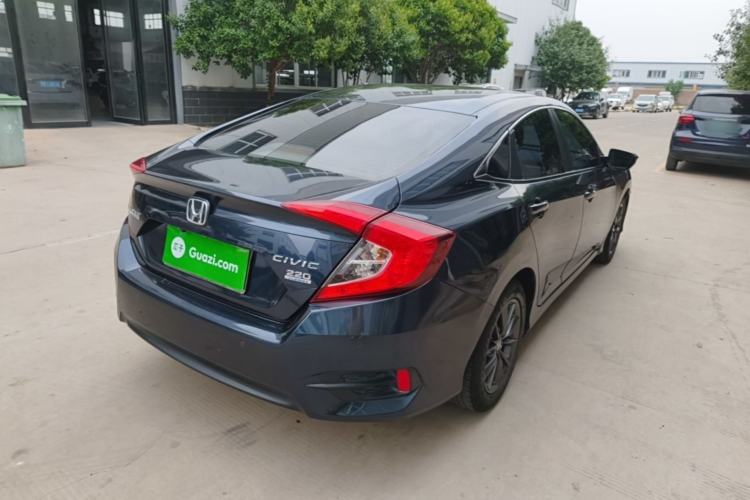 Used Honda Civic 2019 220TURBO CVT Dynamic Edition China VI Rear Right 45 Deg