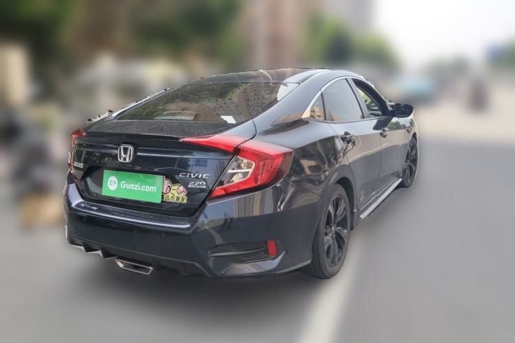 Used Honda Civic 2019 220TURBO CVT Dynamic Edition China VI Emission Standard Rear Right 45 Deg