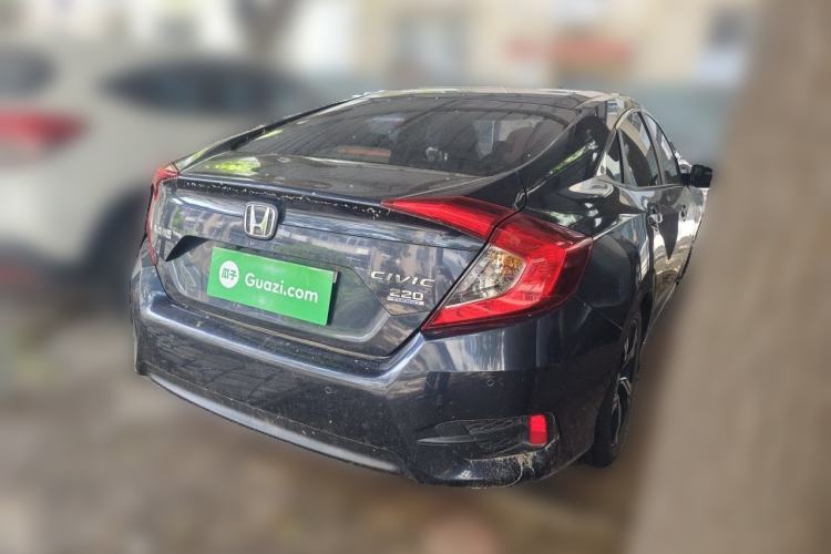 Used Honda Civic 2019 220TURBO CVT Power Edition China VI Emission Standard Rear Right 45 Deg