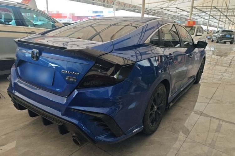 Used Honda Civic 2019 220TURBO CVT Dynamic Edition China VI Rear Right 45 Deg