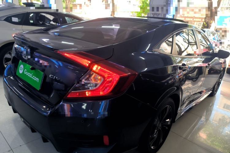 Used Honda Civic 2019 220TURBO CVT Dynamic Edition China VI Emission Standard Rear Right 45 Deg