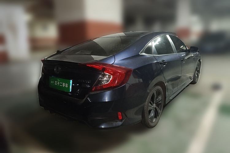 Used Honda Civic 2019 220TURBO CVT Dynamic Edition China VI Emission Standard Rear Right 45 Deg