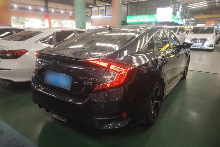 Used Honda Civic 2019 220TURBO CVT Dynamic Edition China VI Emission Standard Rear Right 45 Deg