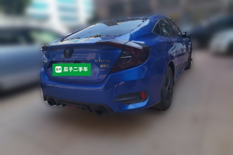 Used Honda Civic 2019 220TURBO CVT Dynamic Edition China VI Rear Right 45 Deg