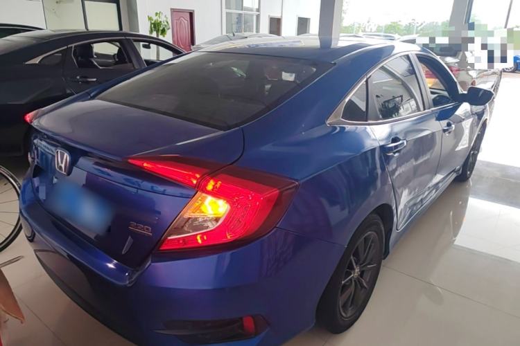 Used Honda Civic 2019 220TURBO CVT Dynamic Edition China VI Rear Right 45 Deg