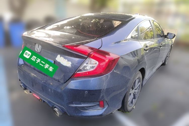 Used Honda Civic 2019 180TURBO CVT Shangdong Edition China VI Rear Right 45 Deg
