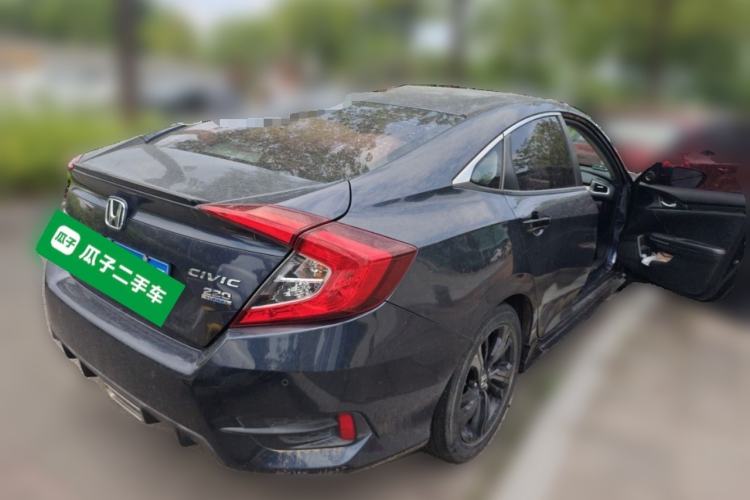 Used Honda Civic 2019 220TURBO CVT Dynamic Edition China VI Emission Standard Rear Right 45 Deg