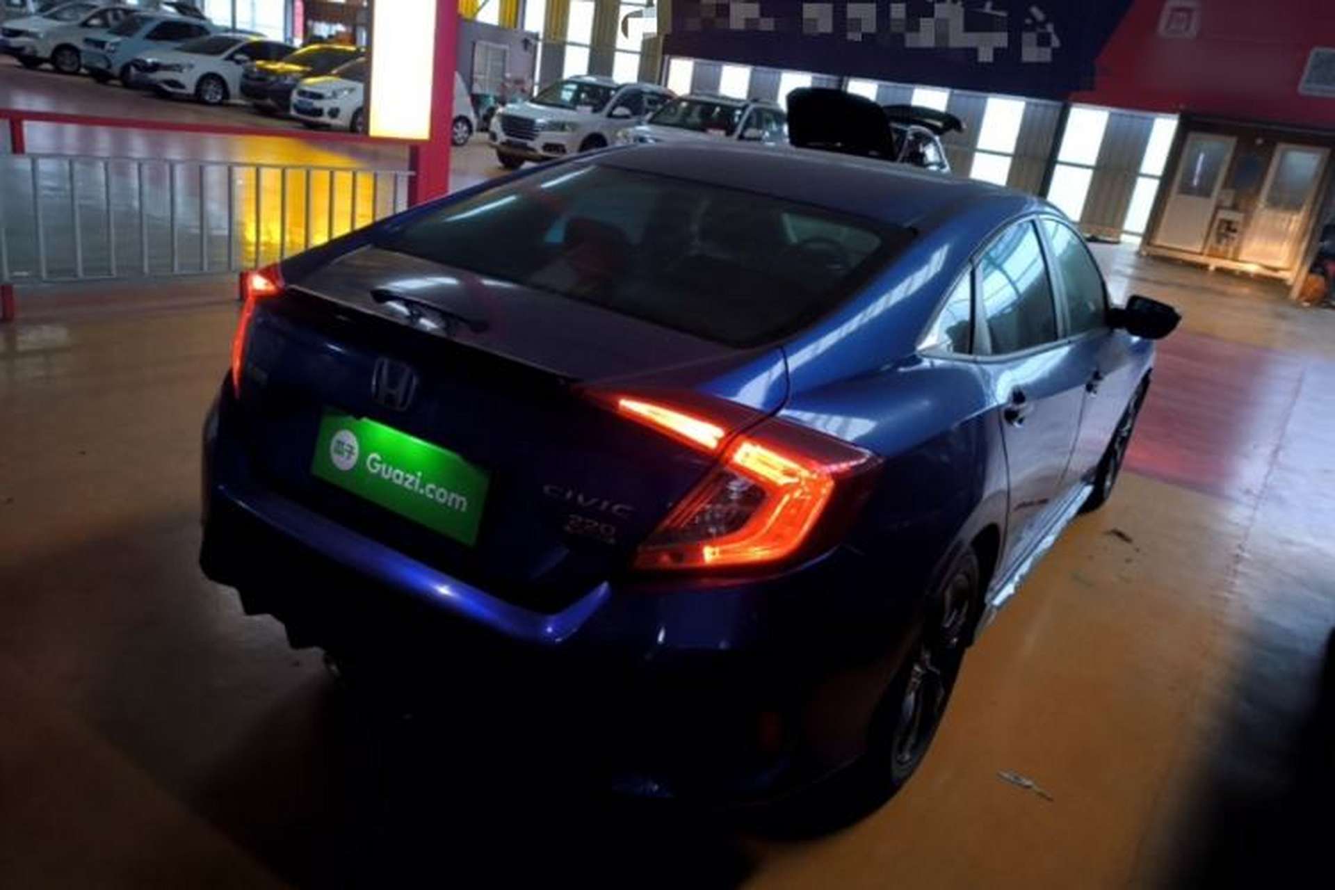 Used Honda Civic 2019 220TURBO CVT Dynamic Edition China VI Emission Standard Rear Right 45 Deg