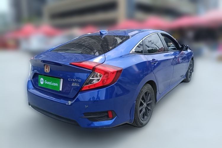 Used Honda Civic 2019 220TURBO CVT Dynamic Edition China VI Rear Right 45 Deg