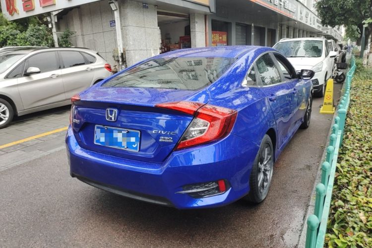 Used Honda Civic 2019 220TURBO CVT Dynamic Edition China VI Rear Right 45 Deg