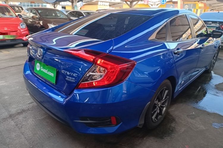 Used Honda Civic 2019 220TURBO CVT Dynamic Edition China VI Rear Right 45 Deg