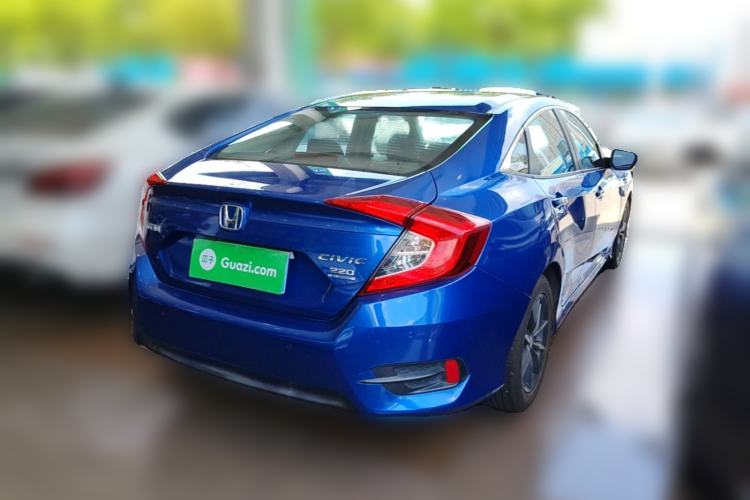 Used Honda Civic 2019 220TURBO CVT Dynamic Edition China VI Rear Right 45 Deg