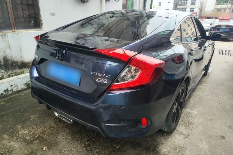 Used Honda Civic 2019 220TURBO CVT Dynamic Edition China VI Emission Standard Rear Right 45 Deg
