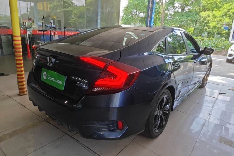 Used Honda Civic 2019 220TURBO CVT Dynamic Edition China VI Emission Standard Rear Right 45 Deg