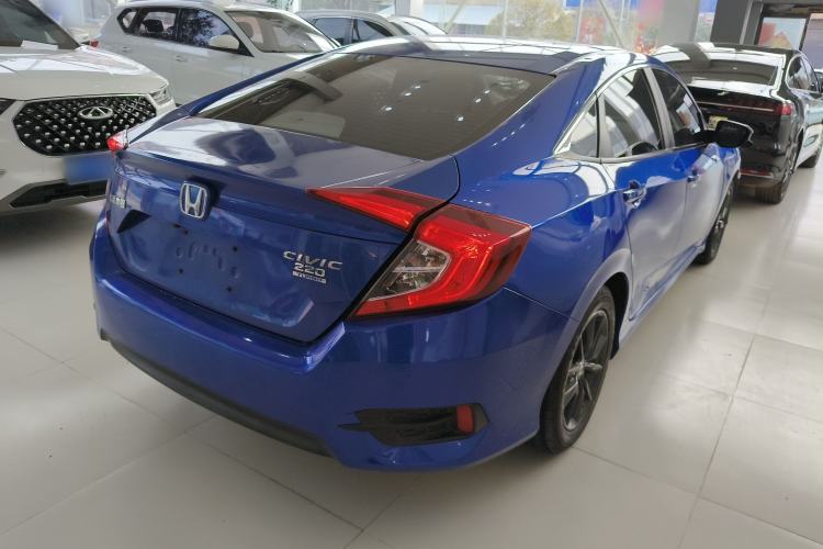 Used Honda Civic 2019 220TURBO CVT Dynamic Edition China VI Rear Right 45 Deg