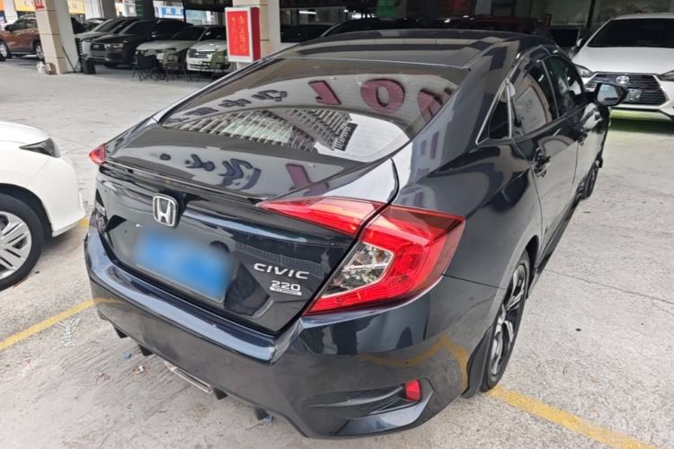 Used Honda Civic 2019 220TURBO CVT Dynamic Edition China VI Emission Standard Rear Right 45 Deg