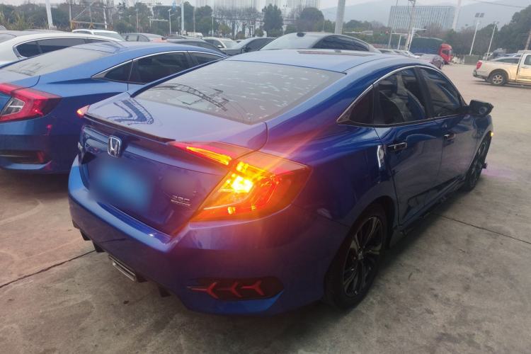 Used Honda Civic 2019 220TURBO CVT Dynamic Edition China V Emission Standard Rear Right 45 Deg