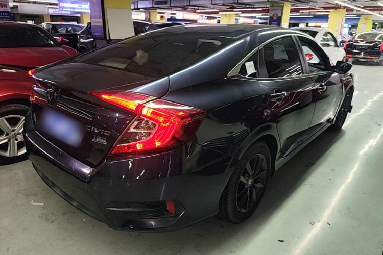 Used Honda Civic 2019 220TURBO CVT Dynamic Edition China VI Rear Right 45 Deg