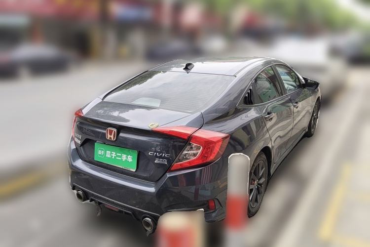 Used Honda Civic 2019 220TURBO CVT Dynamic Edition China VI Rear Right 45 Deg