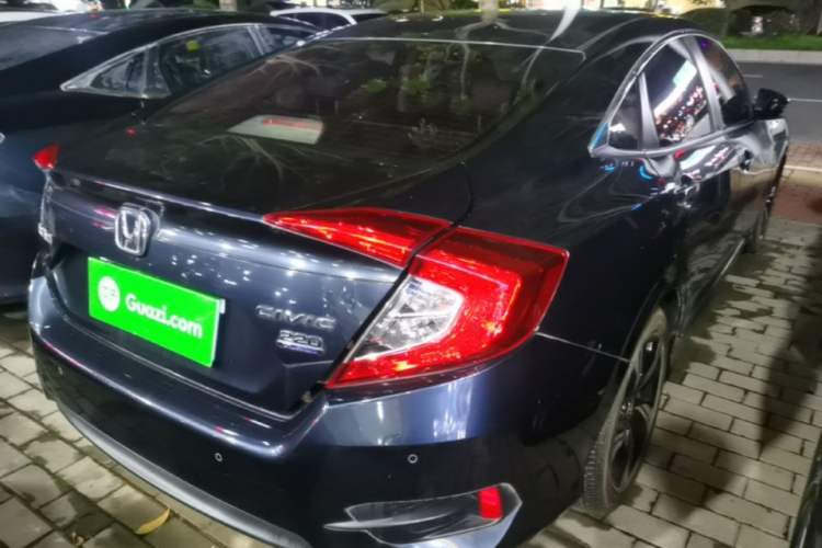 Used Honda Civic 2019 220TURBO CVT Power Edition China VI Emission Standard Rear Right 45 Deg