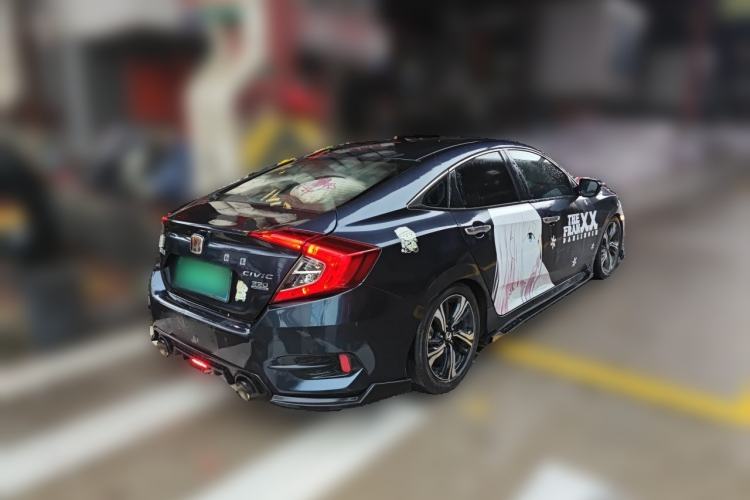 Used Honda Civic 2019 220TURBO CVT Power Edition China VI Emission Standard Rear Right 45 Deg