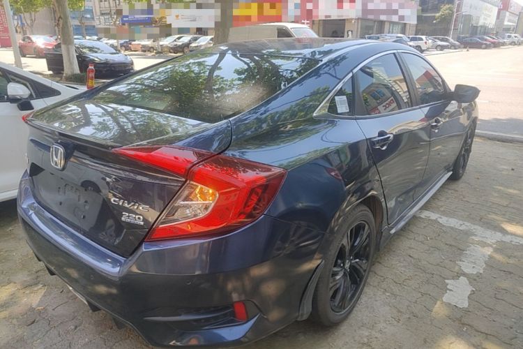 Used Honda Civic 2019 220TURBO CVT Dynamic Edition China VI Emission Standard Rear Right 45 Deg