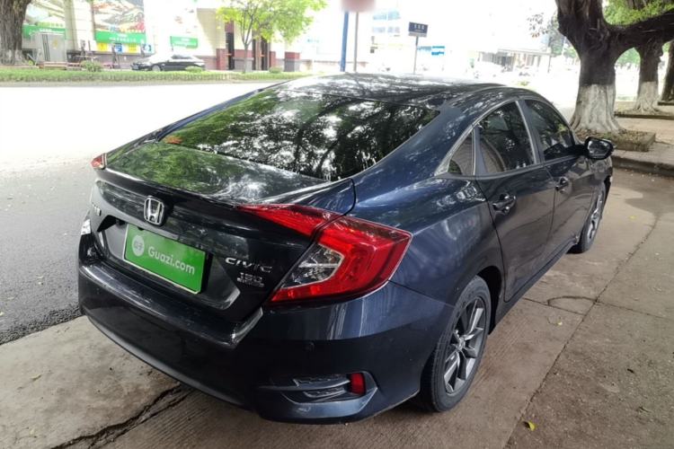 Used Honda Civic 2019 180TURBO CVT Shangdong Edition China VI Rear Right 45 Deg