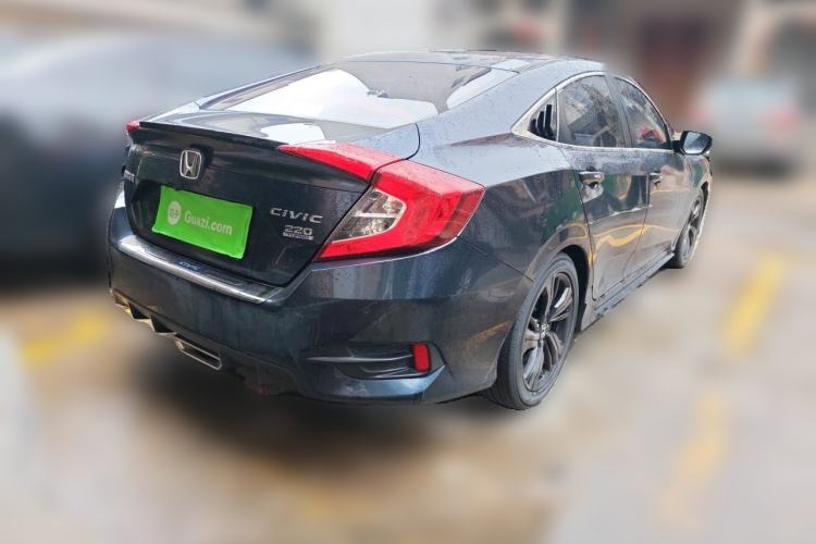 Used Honda Civic 2019 220TURBO CVT Dynamic Edition China VI Emission Standard Rear Right 45 Deg