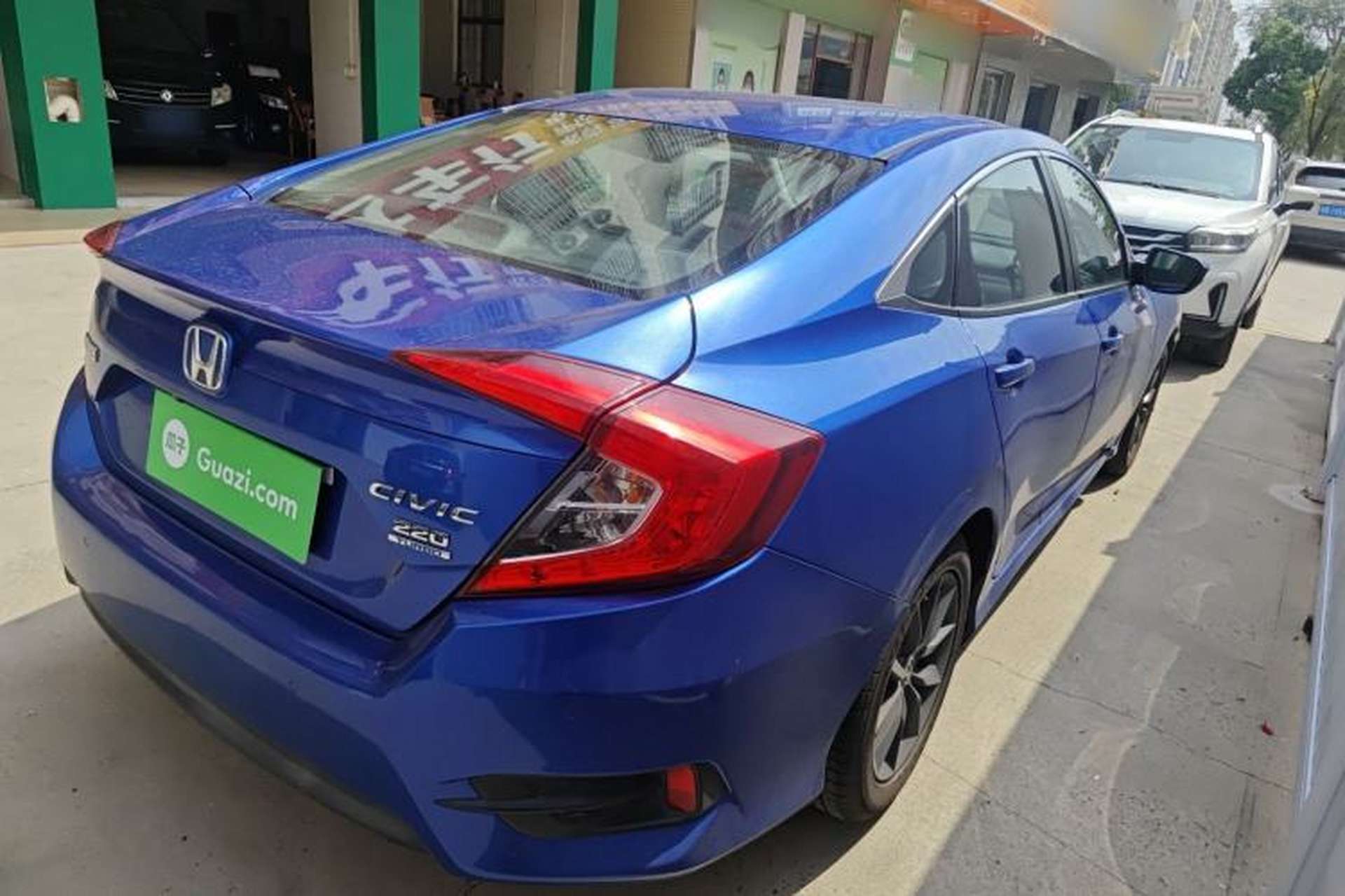 Used Honda Civic 2019 220TURBO CVT Dynamic Edition China VI Rear Right 45 Deg