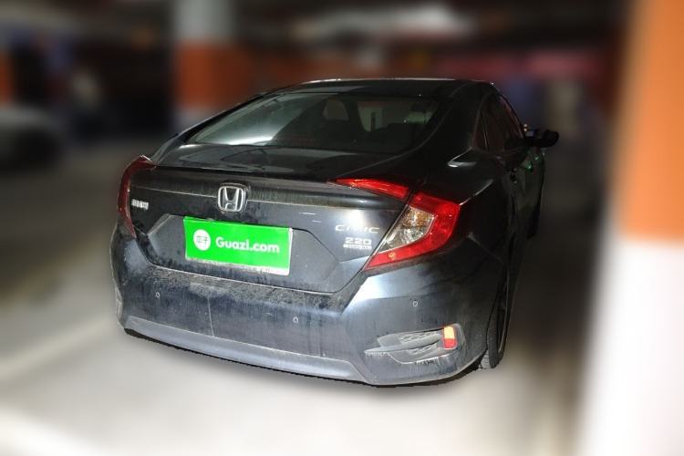 Used Honda Civic 2019 220TURBO CVT Dynamic Edition China VI Rear Right 45 Deg