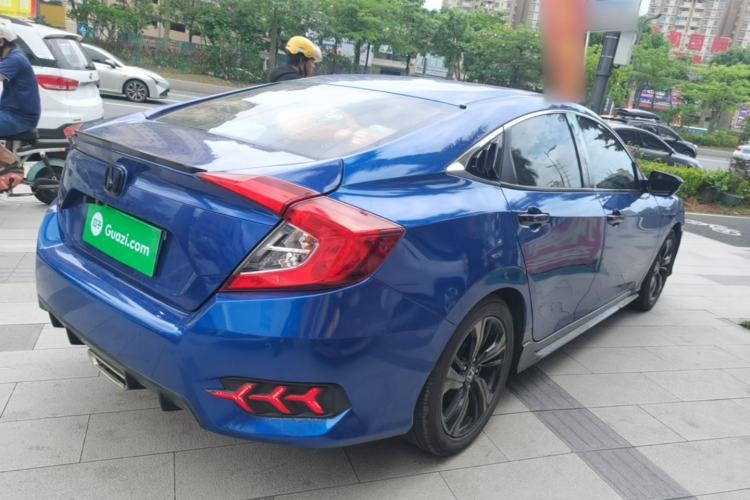Used Honda Civic 2019 220TURBO CVT Dynamic Edition China VI Emission Standard Rear Right 45 Deg