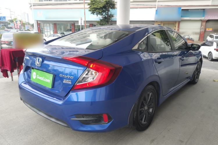Used Honda Civic 2019 220TURBO CVT Dynamic Edition China VI Rear Right 45 Deg