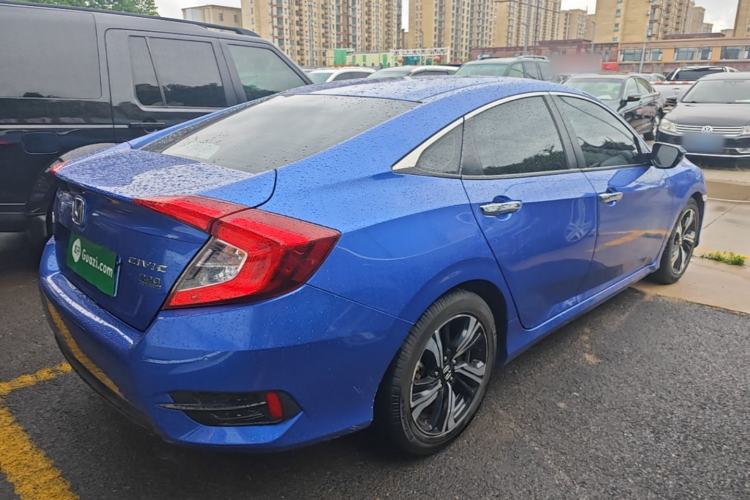Used Honda Civic 2019 220TURBO CVT Power Edition China VI Emission Standard Rear Right 45 Deg