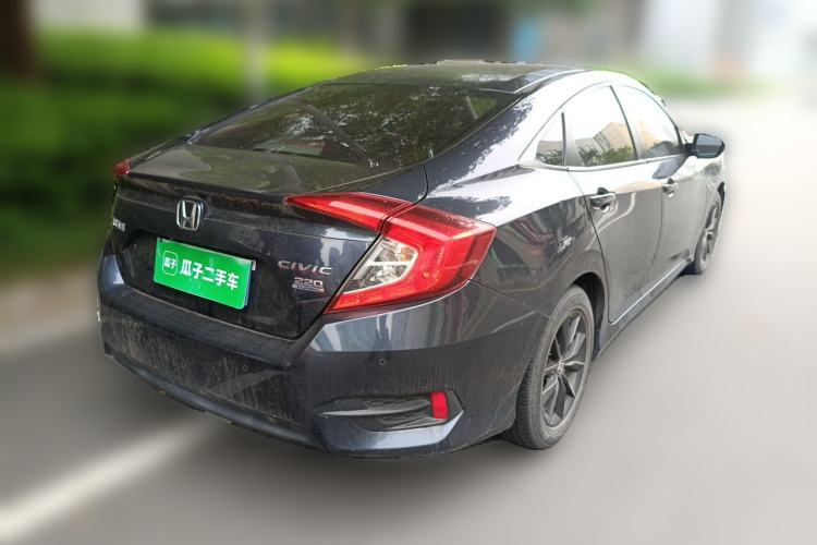 Used Honda Civic 2019 220TURBO CVT Dynamic Edition China VI Rear Right 45 Deg