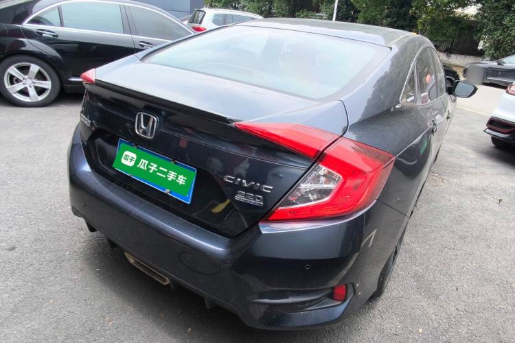 Used Honda Civic 2019 220TURBO CVT Dynamic Edition China VI Emission Standard Rear Right 45 Deg