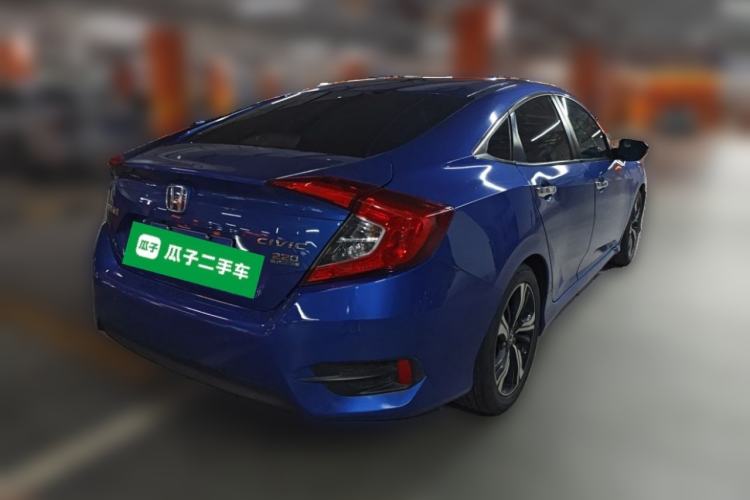 Used Honda Civic 2019 220TURBO CVT Power Edition China VI Emission Standard Rear Right 45 Deg