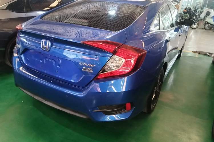 Used Honda Civic 2019 220TURBO CVT Dynamic Edition China VI Rear Right 45 Deg