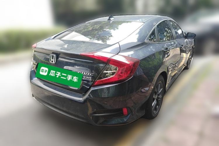 Used Honda Civic 2019 220TURBO CVT Dynamic Edition China VI Rear Right 45 Deg