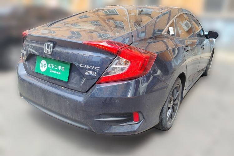 Used Honda Civic 2019 220TURBO CVT Dynamic Edition China VI Rear Right 45 Deg