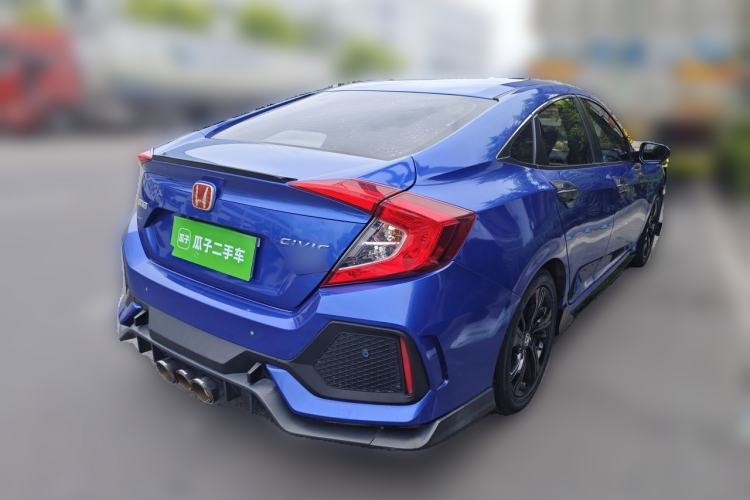 Used Honda Civic 2019 220TURBO CVT Dynamic Edition China VI Emission Standard Rear Right 45 Deg