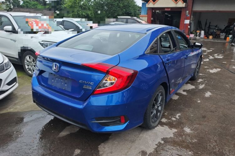Used Honda Civic 2019 220TURBO CVT Dynamic Edition China VI Rear Right 45 Deg