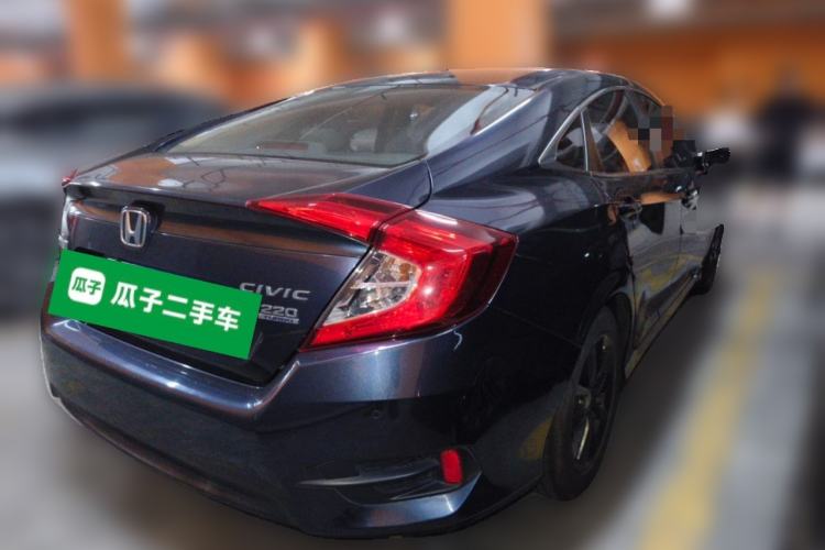 Used Honda Civic 2019 220TURBO CVT Dynamic Edition China VI Rear Right 45 Deg
