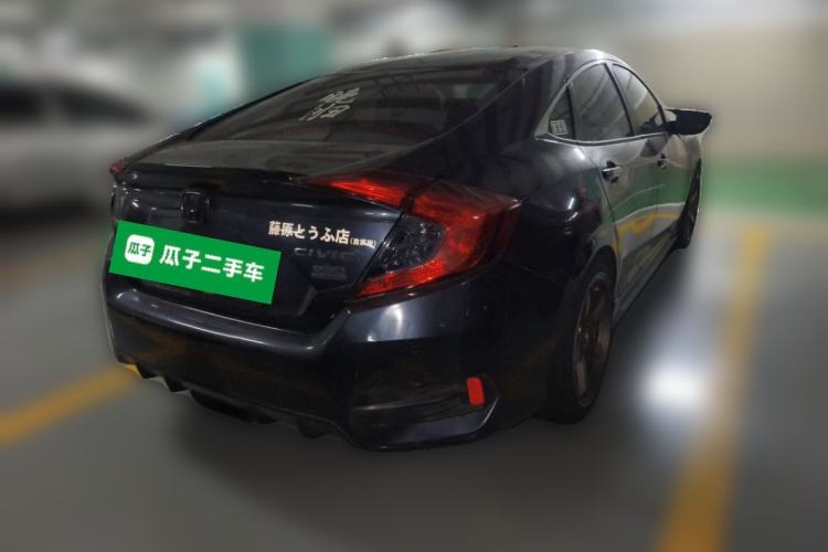 Used Honda Civic 2019 220TURBO CVT Dynamic Edition China V Emission Standard Rear Right 45 Deg