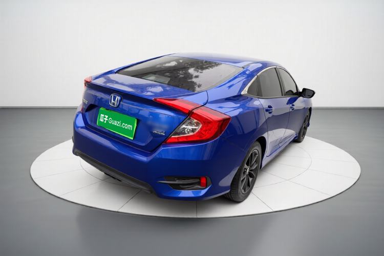 Used Honda Civic 2019 220TURBO CVT Dynamic Edition China VI Rear Right 45 Deg