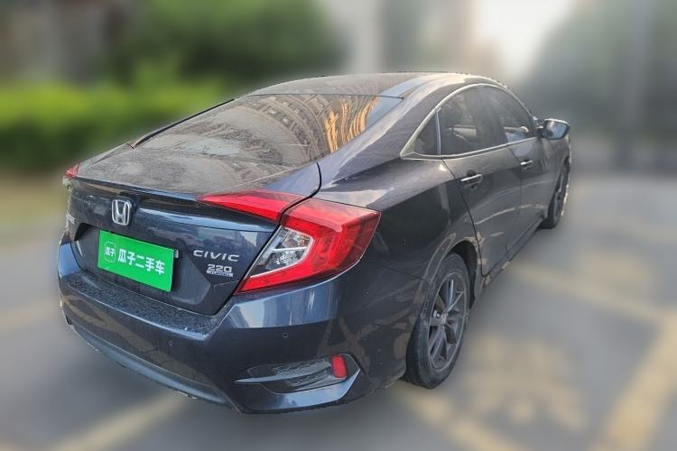 Used Honda Civic 2019 220TURBO CVT Dynamic Edition China VI Rear Right 45 Deg