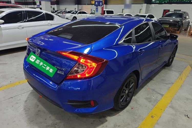 Used Honda Civic 2019 220TURBO CVT Dynamic Edition China VI Rear Right 45 Deg
