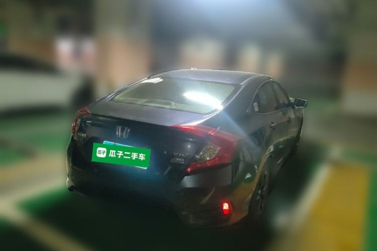 Used Honda Civic 2019 220TURBO CVT Dynamic Edition China VI Rear Right 45 Deg