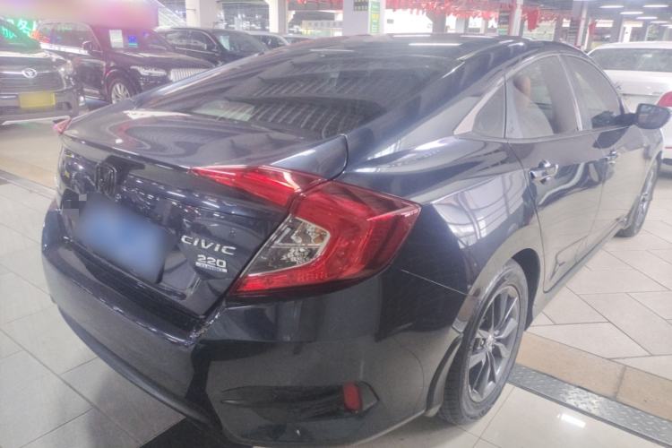 Used Honda Civic 2019 220TURBO CVT Dynamic Edition China VI Rear Right 45 Deg