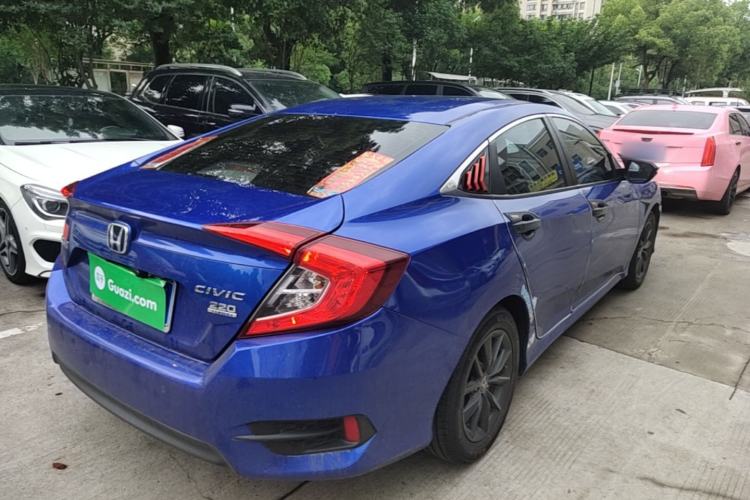 Used Honda Civic 2019 220TURBO CVT Dynamic Edition China VI Rear Right 45 Deg